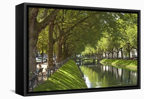 Germany, Rhineland, Dusseldorf, Kšnigsallee-Chris Seba-Framed Premier Image Canvas