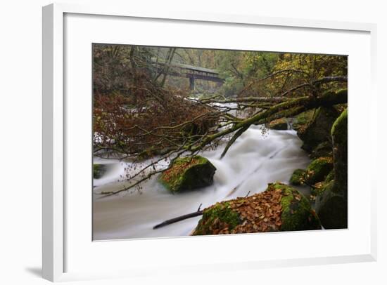 Germany, Rhineland-Palatinate, Eifel, River, Rapids of the PrŸm with Irrel-Andreas Keil-Framed Photographic Print