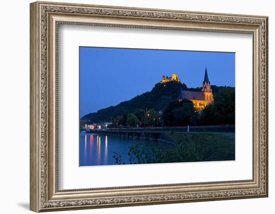 Germany, Rhineland-Palatinate, Middle Rhine Valley, Oberwesel, Middle Rhine-Chris Seba-Framed Photographic Print