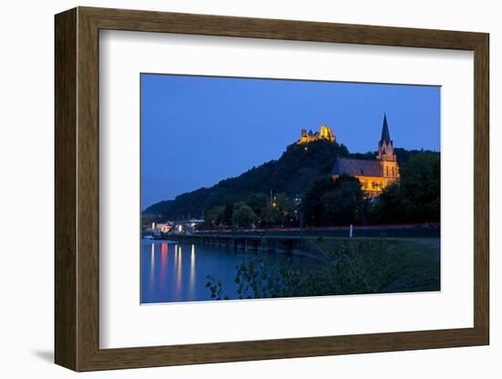 Germany, Rhineland-Palatinate, Middle Rhine Valley, Oberwesel, Middle Rhine-Chris Seba-Framed Photographic Print