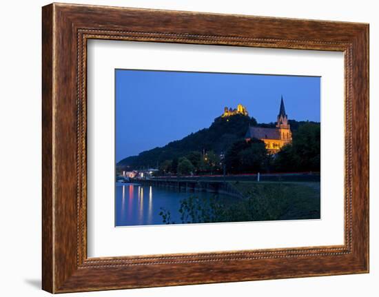 Germany, Rhineland-Palatinate, Middle Rhine Valley, Oberwesel, Middle Rhine-Chris Seba-Framed Photographic Print