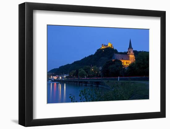 Germany, Rhineland-Palatinate, Middle Rhine Valley, Oberwesel, Middle Rhine-Chris Seba-Framed Photographic Print