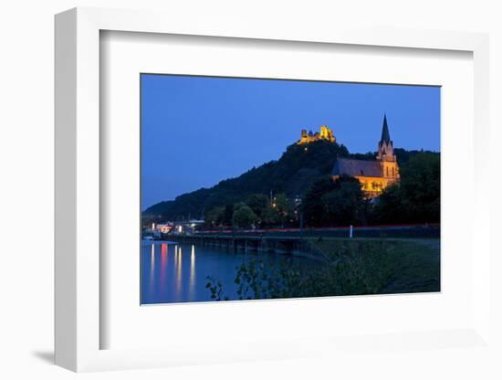 Germany, Rhineland-Palatinate, Middle Rhine Valley, Oberwesel, Middle Rhine-Chris Seba-Framed Photographic Print