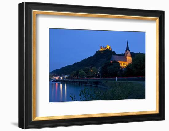 Germany, Rhineland-Palatinate, Middle Rhine Valley, Oberwesel, Middle Rhine-Chris Seba-Framed Photographic Print