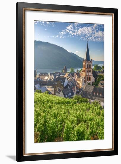 Germany, Rhineland Palatinate, River Rhine-Alan Copson-Framed Photographic Print