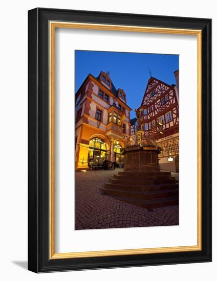 Germany, Rhineland-Palatinate, the Moselle, Bernkastel-Kues, Market Square-Chris Seba-Framed Photographic Print