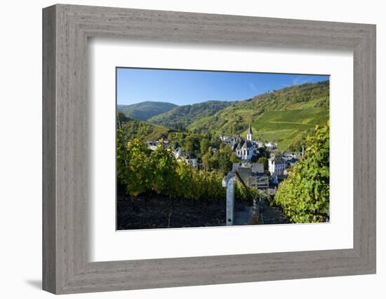 Germany, Rhineland-Palatinate, the Moselle, Traben-Trarbach, Catholic Parish Church St. Nicholas-Chris Seba-Framed Photographic Print