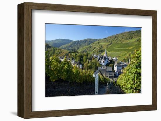 Germany, Rhineland-Palatinate, the Moselle, Traben-Trarbach, Catholic Parish Church St. Nicholas-Chris Seba-Framed Photographic Print