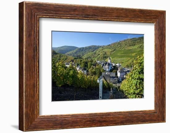 Germany, Rhineland-Palatinate, the Moselle, Traben-Trarbach, Catholic Parish Church St. Nicholas-Chris Seba-Framed Photographic Print