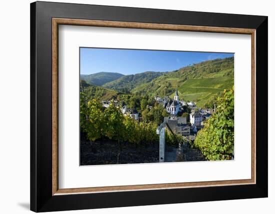 Germany, Rhineland-Palatinate, the Moselle, Traben-Trarbach, Catholic Parish Church St. Nicholas-Chris Seba-Framed Photographic Print