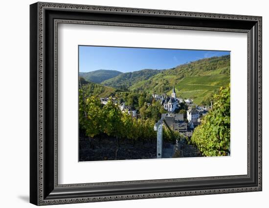 Germany, Rhineland-Palatinate, the Moselle, Traben-Trarbach, Catholic Parish Church St. Nicholas-Chris Seba-Framed Photographic Print