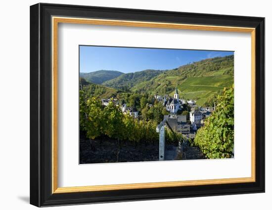 Germany, Rhineland-Palatinate, the Moselle, Traben-Trarbach, Catholic Parish Church St. Nicholas-Chris Seba-Framed Photographic Print