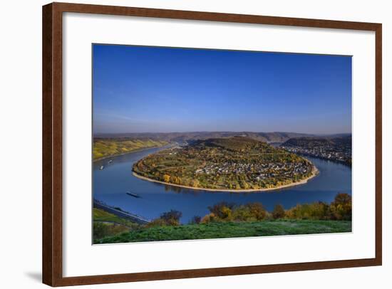 Germany, Rhineland-Palatinate, Upper Middle Rhine Valley, Boppard, Rhine Loop-Udo Siebig-Framed Photographic Print