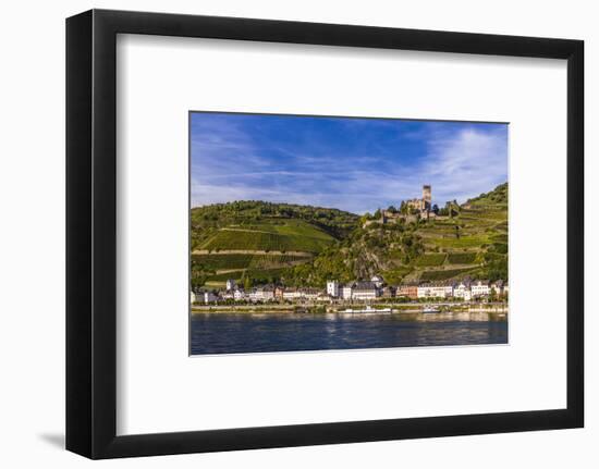 Germany, Rhineland-Palatinate, Upper Middle Rhine Valley, Kaub, Rhine Valley-Udo Siebig-Framed Photographic Print