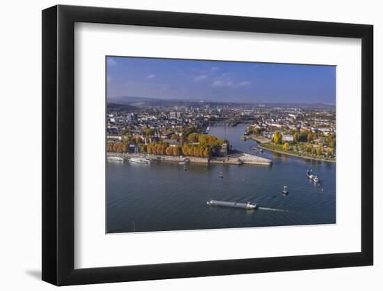 Germany, Rhineland-Palatinate, Upper Middle Rhine Valley, Koblenz, Cityscape-Udo Siebig-Framed Photographic Print