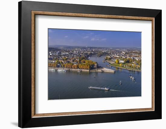 Germany, Rhineland-Palatinate, Upper Middle Rhine Valley, Koblenz, Cityscape-Udo Siebig-Framed Photographic Print