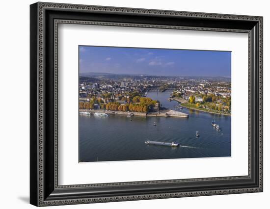 Germany, Rhineland-Palatinate, Upper Middle Rhine Valley, Koblenz, Cityscape-Udo Siebig-Framed Photographic Print