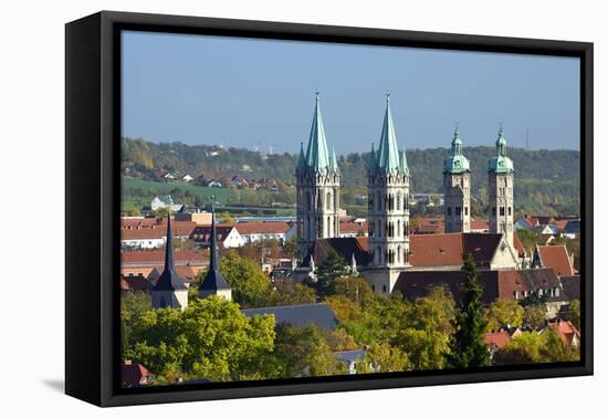 Germany, Saxony-Anhalt, Naumburg (Saale), View at the Cathedral-Andreas Vitting-Framed Premier Image Canvas