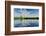 Germany, Saxony-Anhalt, Schkopau, brown coal power station is reflected in pond-Andreas Vitting-Framed Photographic Print