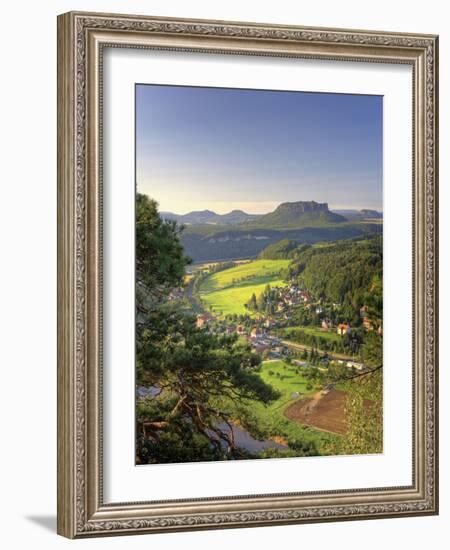 Germany, Saxony, Dresden, Saxon Switzerland National Park (Sachsische Schweiz)-Michele Falzone-Framed Photographic Print