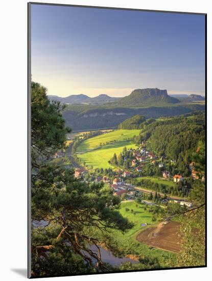 Germany, Saxony, Dresden, Saxon Switzerland National Park (Sachsische Schweiz)-Michele Falzone-Mounted Photographic Print