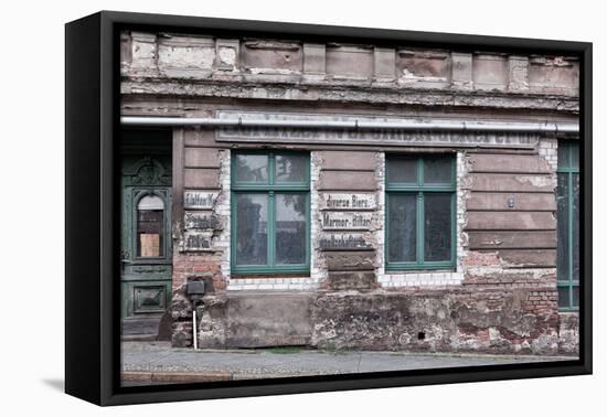 Germany, Saxony, G?rlitz, Facade in Need of Renovation-Catharina Lux-Framed Premier Image Canvas