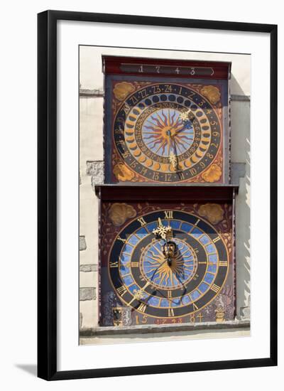 Germany, Saxony, Gšrlitz, City Hall Clock of Scultetus-Catharina Lux-Framed Photographic Print