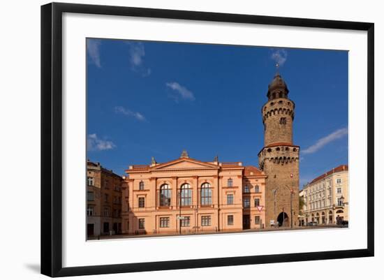 Germany, Saxony, Gšrlitz, Humboldt House and Reichenbacher Tower-Catharina Lux-Framed Photographic Print