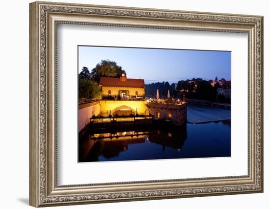 Germany, Saxony, Gšrlitz, VierradenmŸhle, the Most Eastern Restaurant of Germany-Catharina Lux-Framed Photographic Print