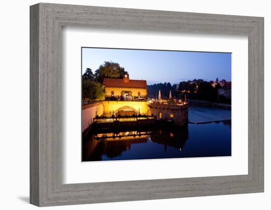 Germany, Saxony, Gšrlitz, VierradenmŸhle, the Most Eastern Restaurant of Germany-Catharina Lux-Framed Photographic Print