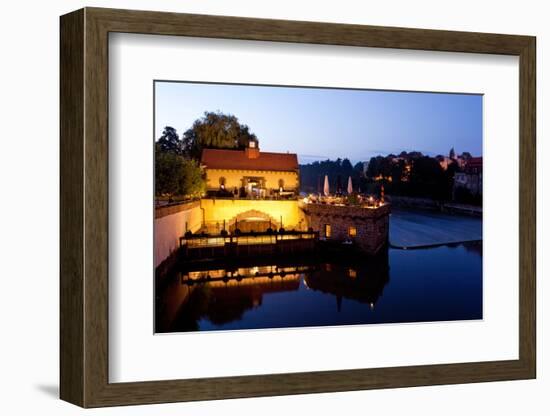 Germany, Saxony, Gšrlitz, VierradenmŸhle, the Most Eastern Restaurant of Germany-Catharina Lux-Framed Photographic Print