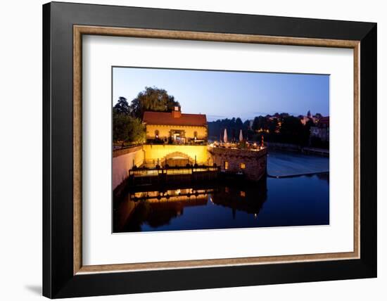 Germany, Saxony, Gšrlitz, VierradenmŸhle, the Most Eastern Restaurant of Germany-Catharina Lux-Framed Photographic Print