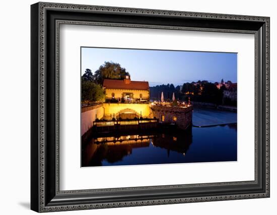 Germany, Saxony, Gšrlitz, VierradenmŸhle, the Most Eastern Restaurant of Germany-Catharina Lux-Framed Photographic Print