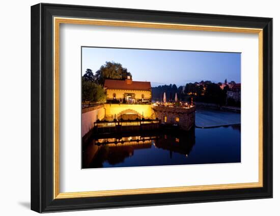 Germany, Saxony, Gšrlitz, VierradenmŸhle, the Most Eastern Restaurant of Germany-Catharina Lux-Framed Photographic Print