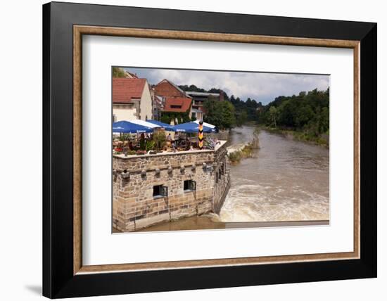 Germany, Saxony, Gšrlitz, VierradenmŸhle, the Most Eastern Restaurant of Germany-Catharina Lux-Framed Photographic Print