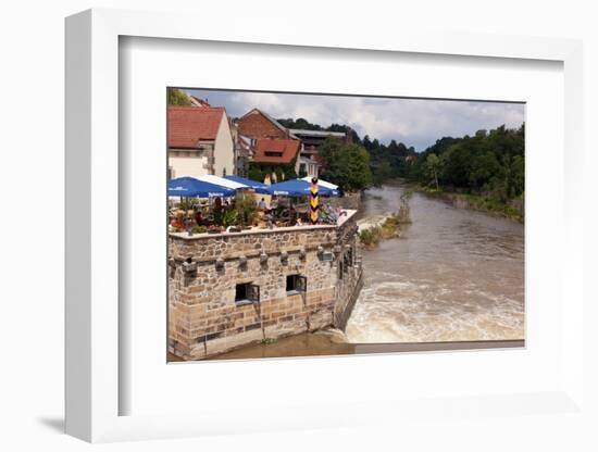 Germany, Saxony, Gšrlitz, VierradenmŸhle, the Most Eastern Restaurant of Germany-Catharina Lux-Framed Photographic Print