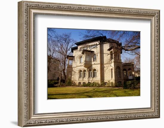 Germany, Saxony, Leipzig. a Villa in the Historic Centre.-Ken Scicluna-Framed Photographic Print