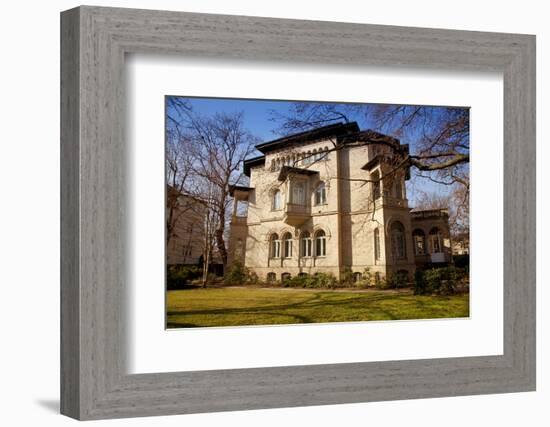 Germany, Saxony, Leipzig. a Villa in the Historic Centre.-Ken Scicluna-Framed Photographic Print