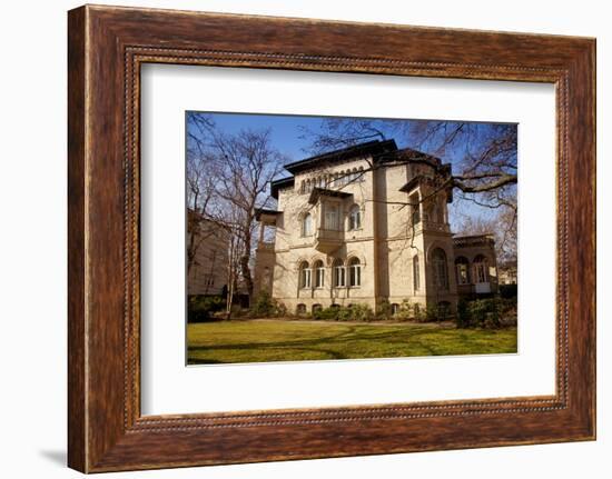 Germany, Saxony, Leipzig. a Villa in the Historic Centre.-Ken Scicluna-Framed Photographic Print