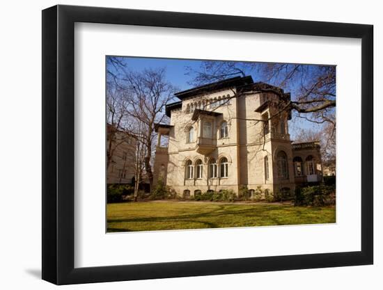 Germany, Saxony, Leipzig. a Villa in the Historic Centre.-Ken Scicluna-Framed Photographic Print