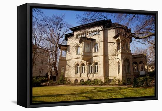 Germany, Saxony, Leipzig. a Villa in the Historic Centre.-Ken Scicluna-Framed Premier Image Canvas