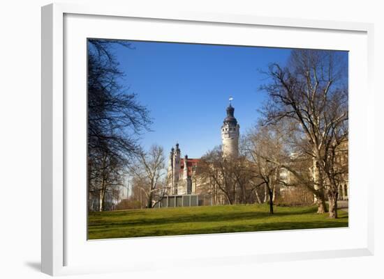 Germany, Saxony, Leipzig. the New City Hall.-Ken Scicluna-Framed Photographic Print