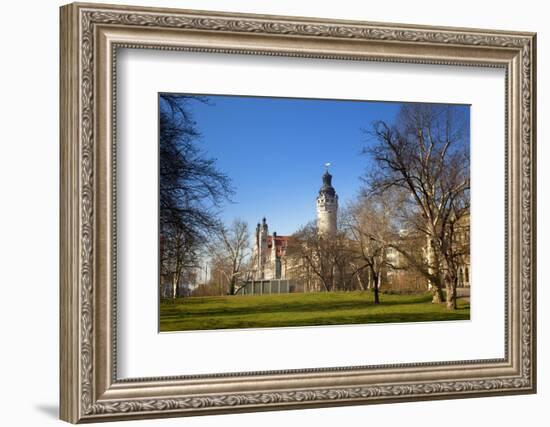 Germany, Saxony, Leipzig. the New City Hall.-Ken Scicluna-Framed Photographic Print