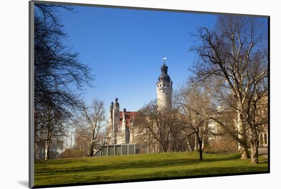 Germany, Saxony, Leipzig. the New City Hall.-Ken Scicluna-Mounted Photographic Print