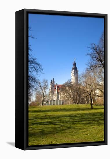 Germany, Saxony, Leipzig. the New City Hall.-Ken Scicluna-Framed Premier Image Canvas