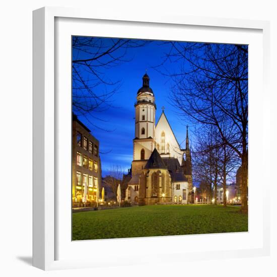 Germany, Saxony, Leipzig. Thomaskirche-Ken Scicluna-Framed Photographic Print