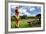 Germany, Saxony, Oder-Neisse Cycle Route, Boundary Post at the Polish Border, Resting Place-Catharina Lux-Framed Photographic Print