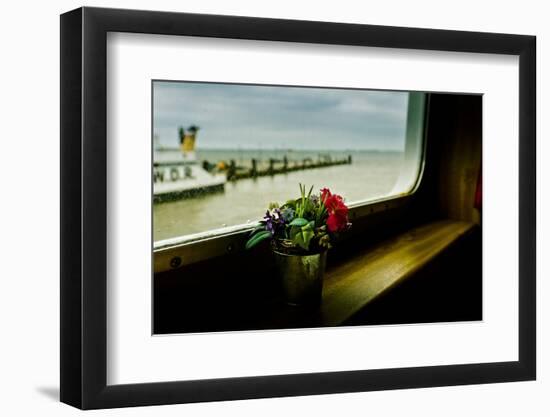 Germany, Schleswig-Holstein, Amrum, Ferry Connection, Ferry, View-Ingo Boelter-Framed Photographic Print