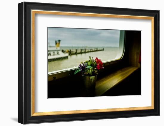 Germany, Schleswig-Holstein, Amrum, Ferry Connection, Ferry, View-Ingo Boelter-Framed Photographic Print