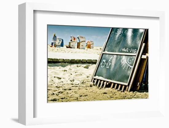 Germany, Schleswig-Holstein, Amrum, Norddorf, Beach-Ingo Boelter-Framed Photographic Print